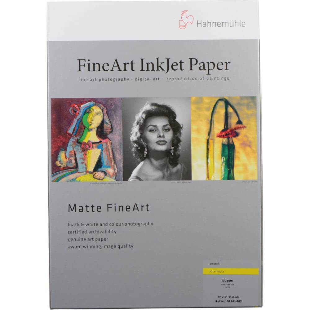 Amazon | Hahnemuhle ファインアートマットインクジェットライス